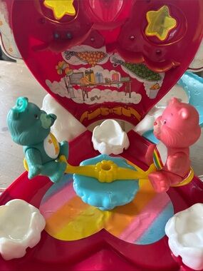 Care Bears Heart Care A Lot Playset & Three Care Bears